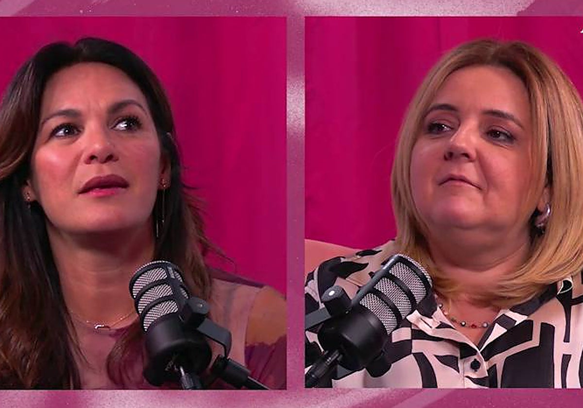 Fabiola Martínez hablando con Pilar Vidal en Drama Queen