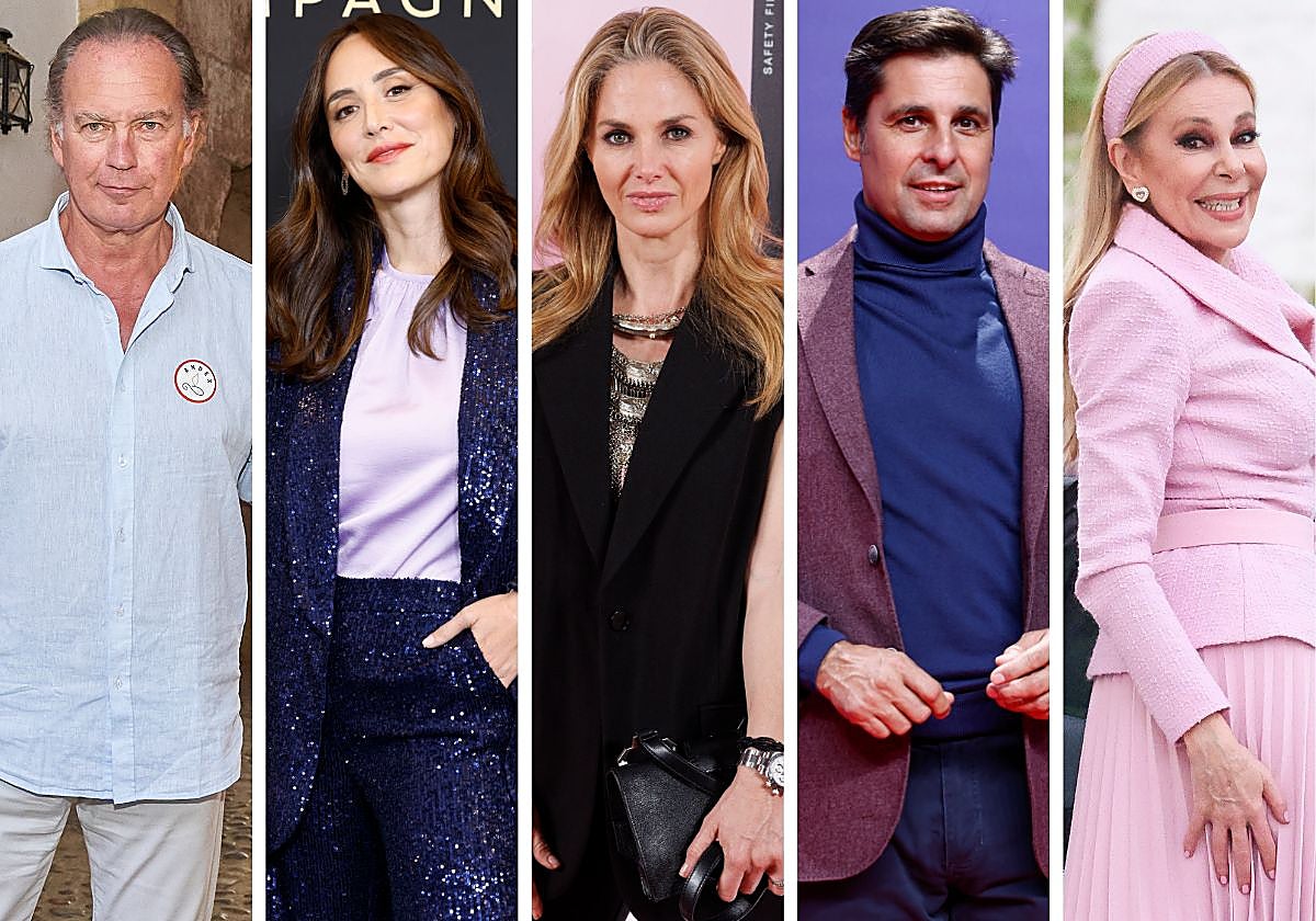 Bertín Osborne, Tamara Falcó, Genoveva Casanova, Fran Rivera y Ana Obregón