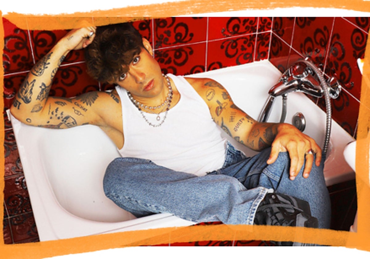 Álvaro de Luna, enla imagen promocional de 'Suerte;)'