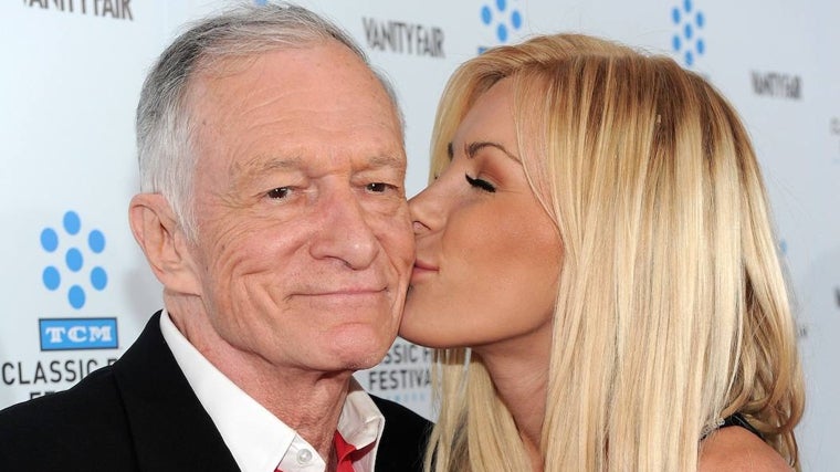 Hugh y Crystal Hefner