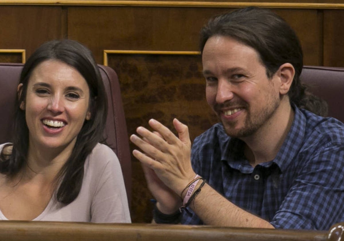 Irene Montero y Pablo Igelsias