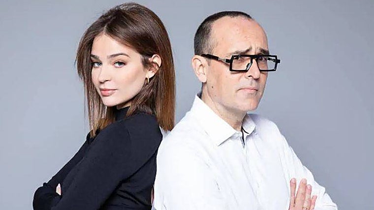 Laura Escanes y Risto Mejide