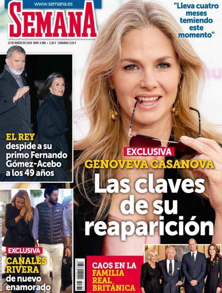 La amarga despedida de Carmen Borrego y la reaparición de Genoveva Casanova: las revistas de la semana