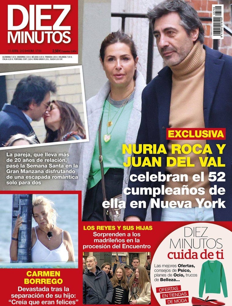 La boda de Rocío Carrasco y el divorcio del hijo de Carmen Borrego: las revistas de la semana