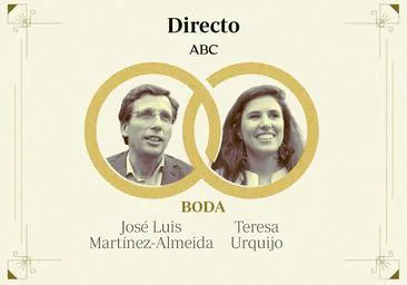 Boda Almeida y Teresa Urquijo, en directo: invitados, vestidos y última hora del enlace del alcalde de Madrid hoy