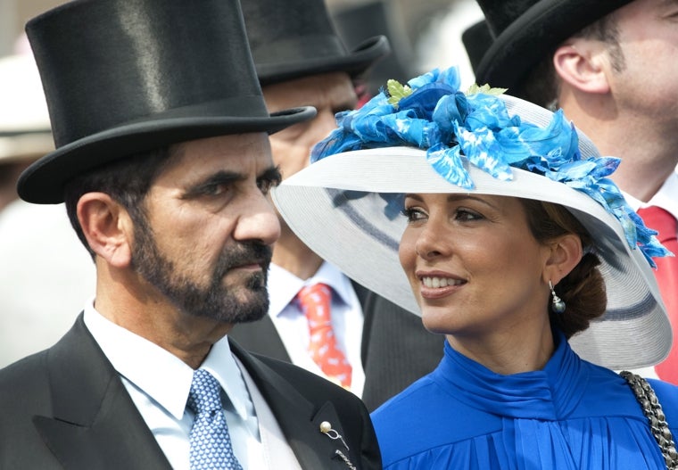 La princesa Haya de Jordania y el emir de Dubái en una foto de archivo