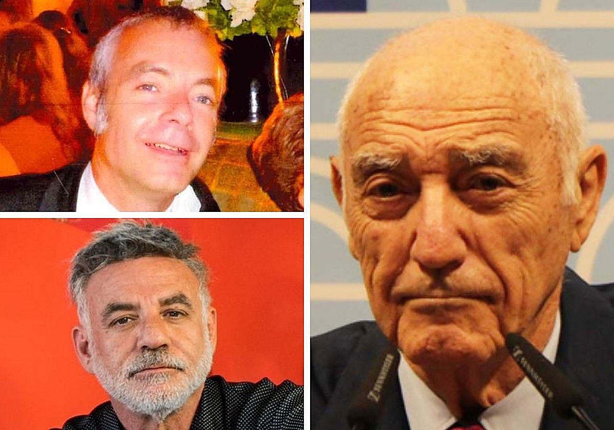 Arriba, Juan Torres. Abajo, Joaquín Torres. Derecha, Juan Torres Piñón, el patriarca