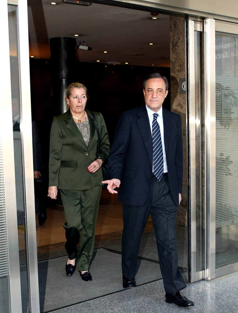 María Ángeles Sandoval y Florentino Pérez