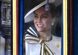 Kate Middleton reaparece en público por primera vez desde que le diagnosticaron cáncer