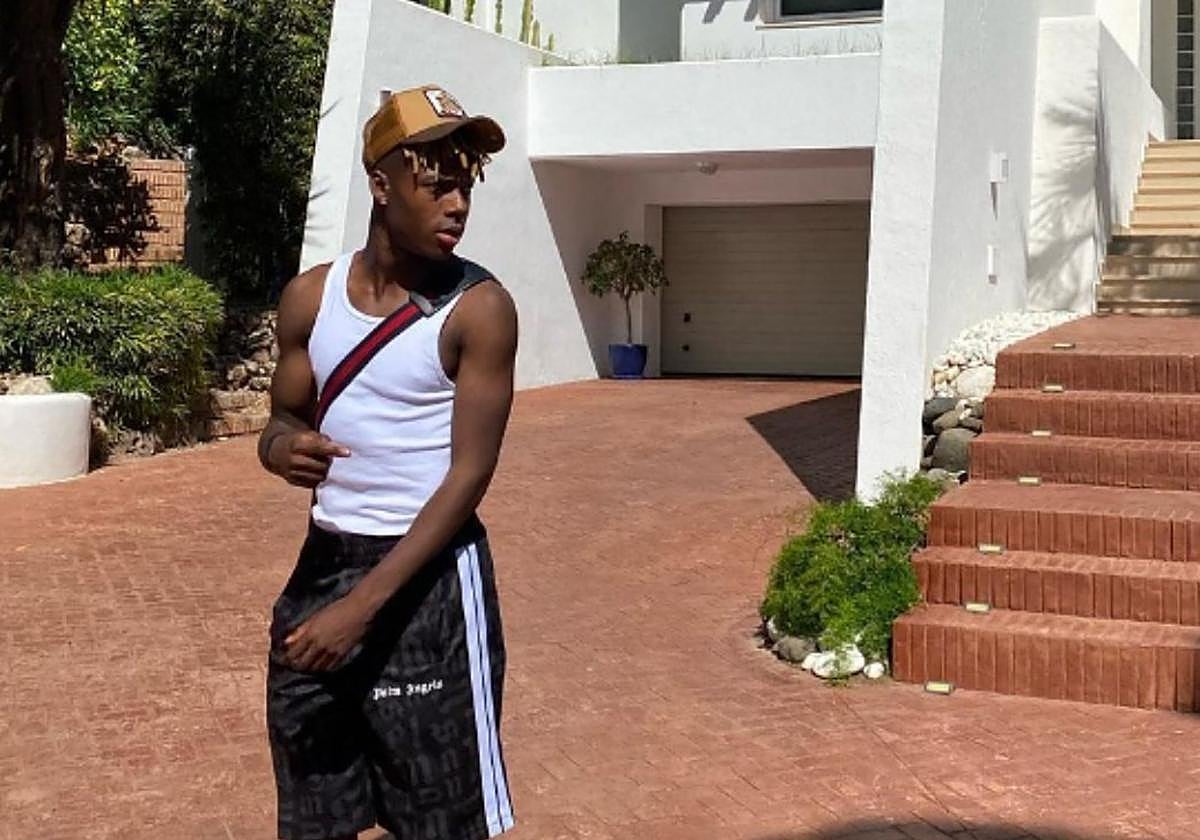 El futbolista Nico Williams en un partido amistoso con la selección española