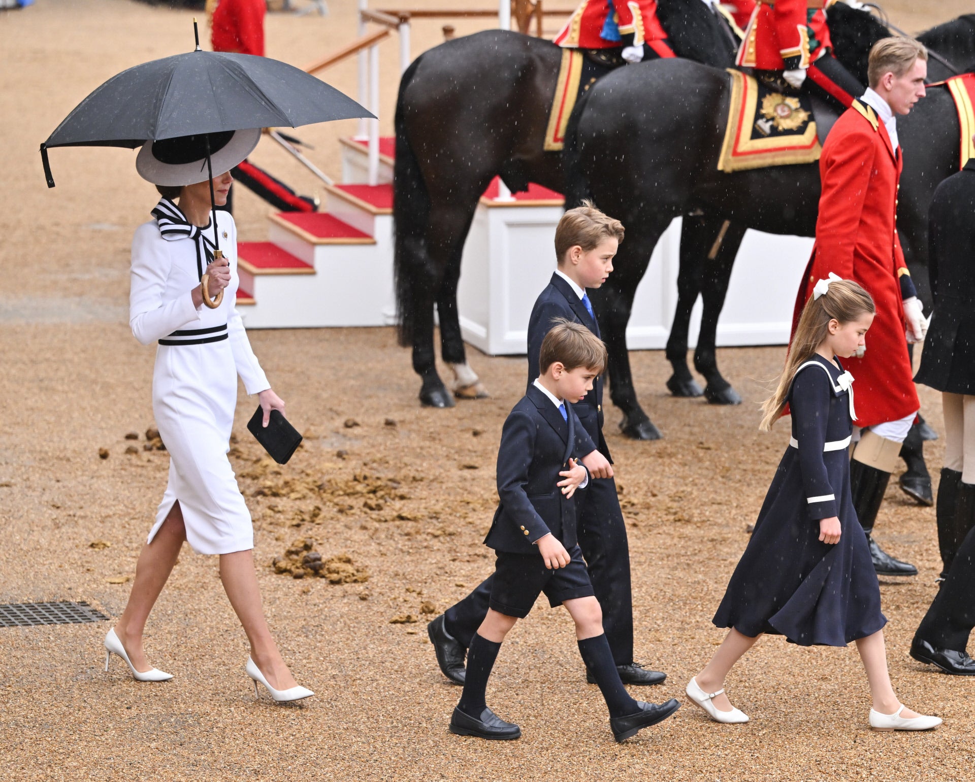 Las imágenes del Trooping the Colour en honor al Rey Carlos III con Kate Middleton como protagonista