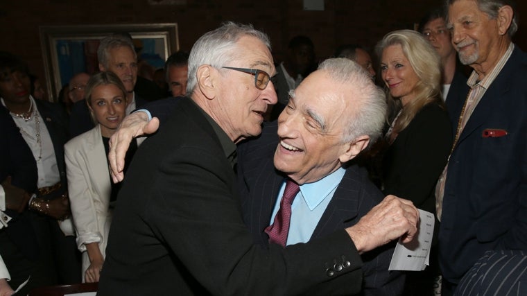 Robert De Niro y Martin Scorsese en el Festival de Cine de Tribeca 2023