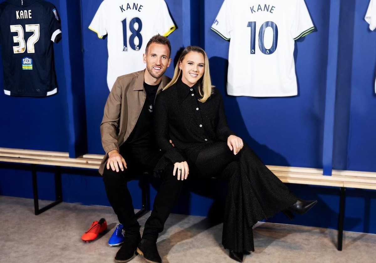 La vida familiar de Harry Kane: la historia de amor con su mujer Katie Goodland y sus cuatro hijos