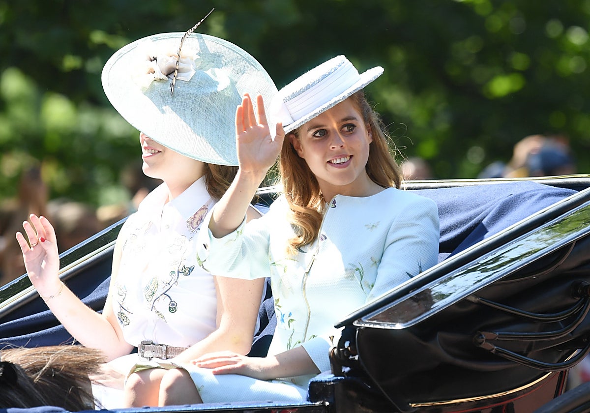 La Princesa Beatriz de York en el desfile 'Trooping The Colour', 2017