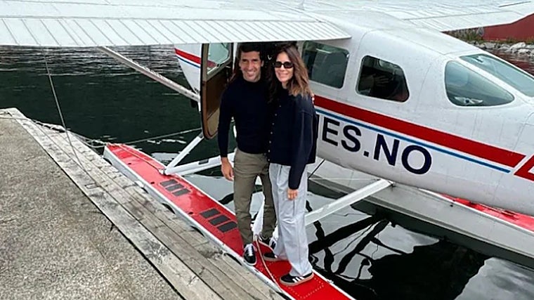 El exfutbolista Raúl y Mamen Sanz celebran sus bodas de plata lo grande por los fiordos noruegos