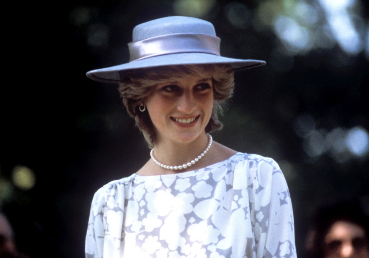 Diana de Gales durante una visita en Canadá en 1983