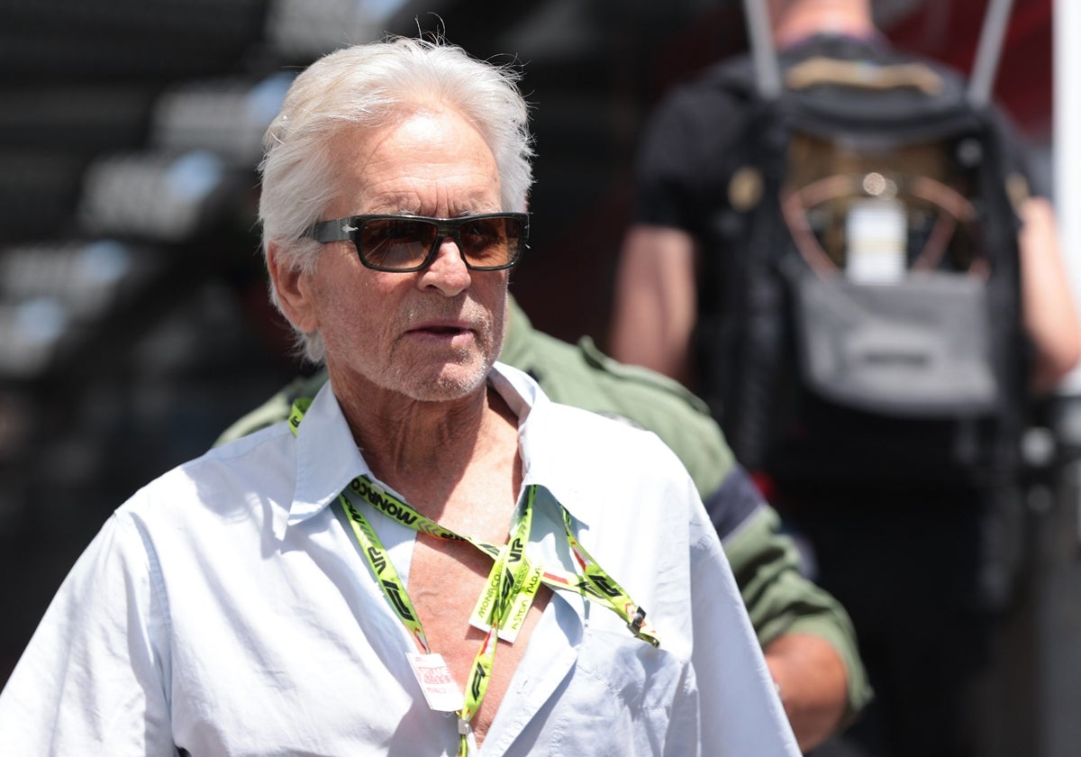 Michael Douglas durante sus vacaciones por Europa