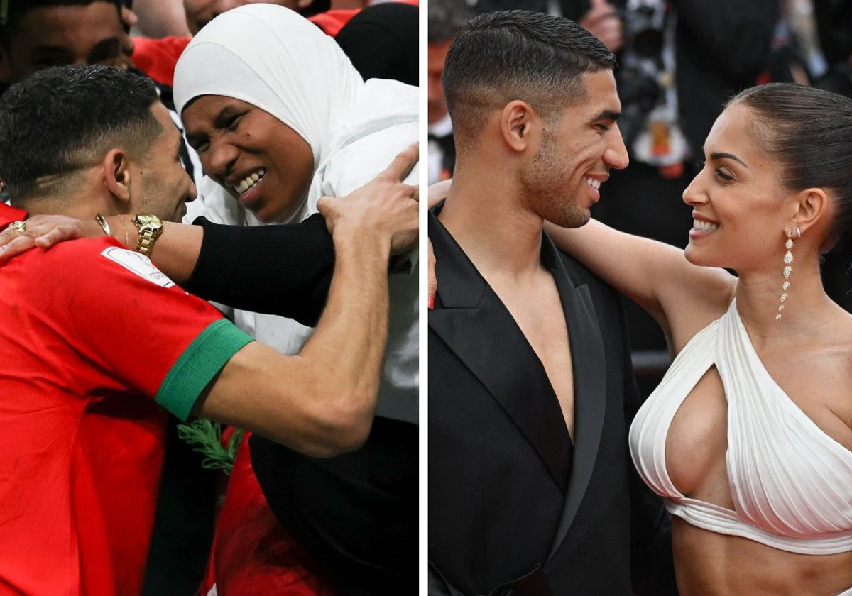 Achraf Hakimi, estrella de la selección de Marruecos: padres emigrantes,  acusaciones de violación y un polémico divorcio de Hiba Abouk