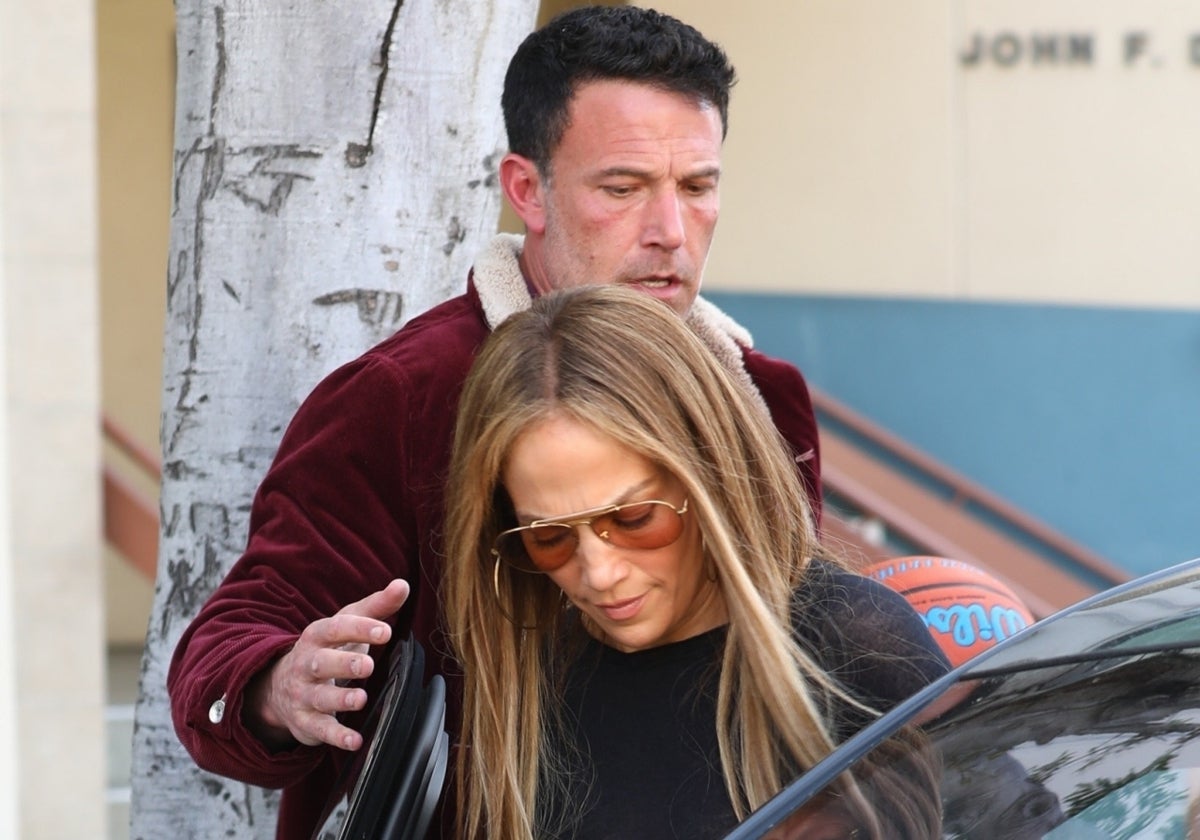 Ben Affleck y Jennifer Lopez, en una de sus últimas imágenes juntos.