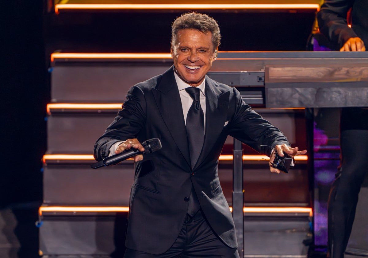 Luis Miguel durante su concierto en Starlite Marbella 2024