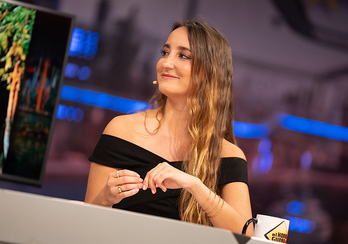 Lucía Pombo durante su participación en 'El Hormiguero'
