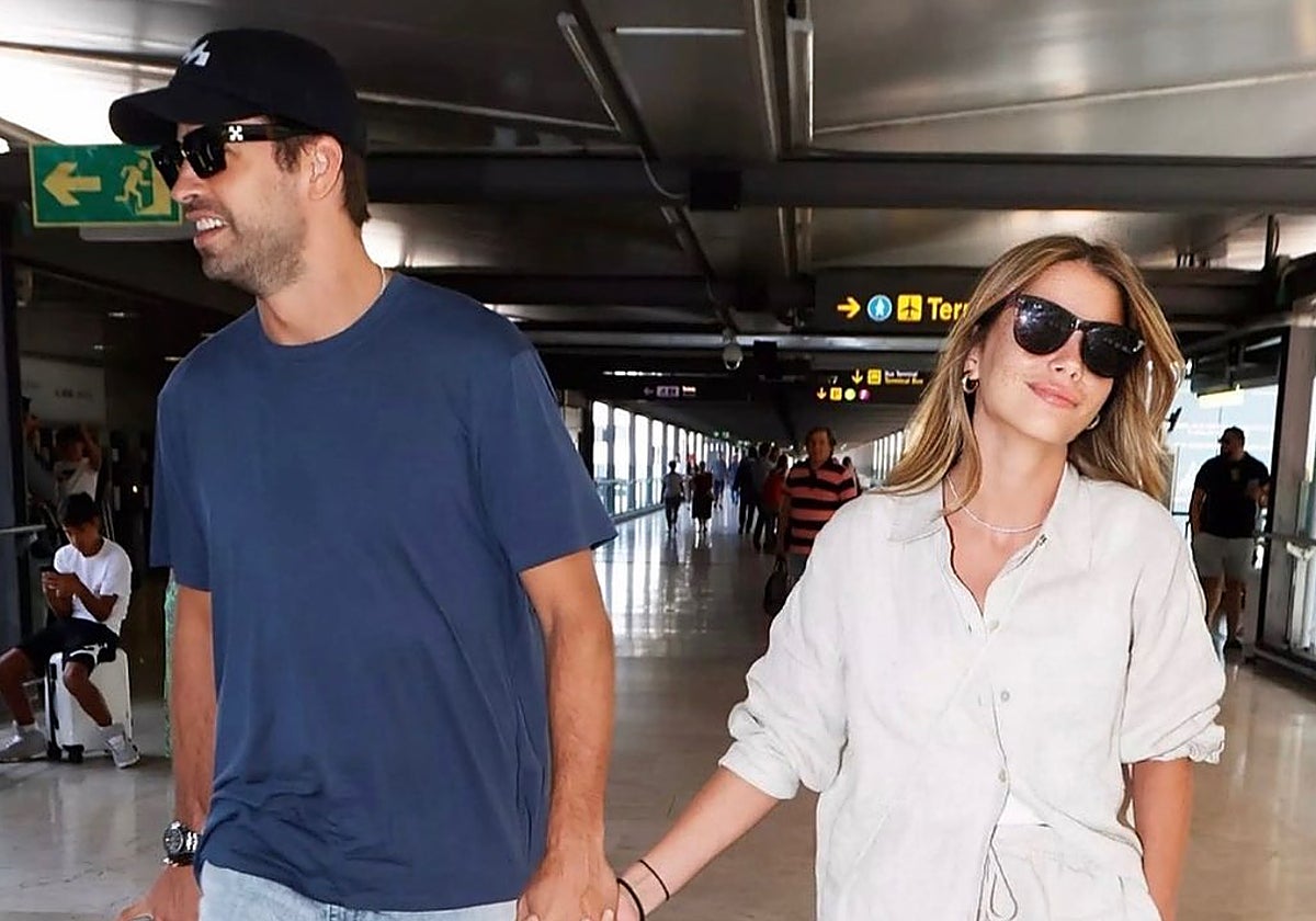 Gerard Piqué y su novia, Clara Chía