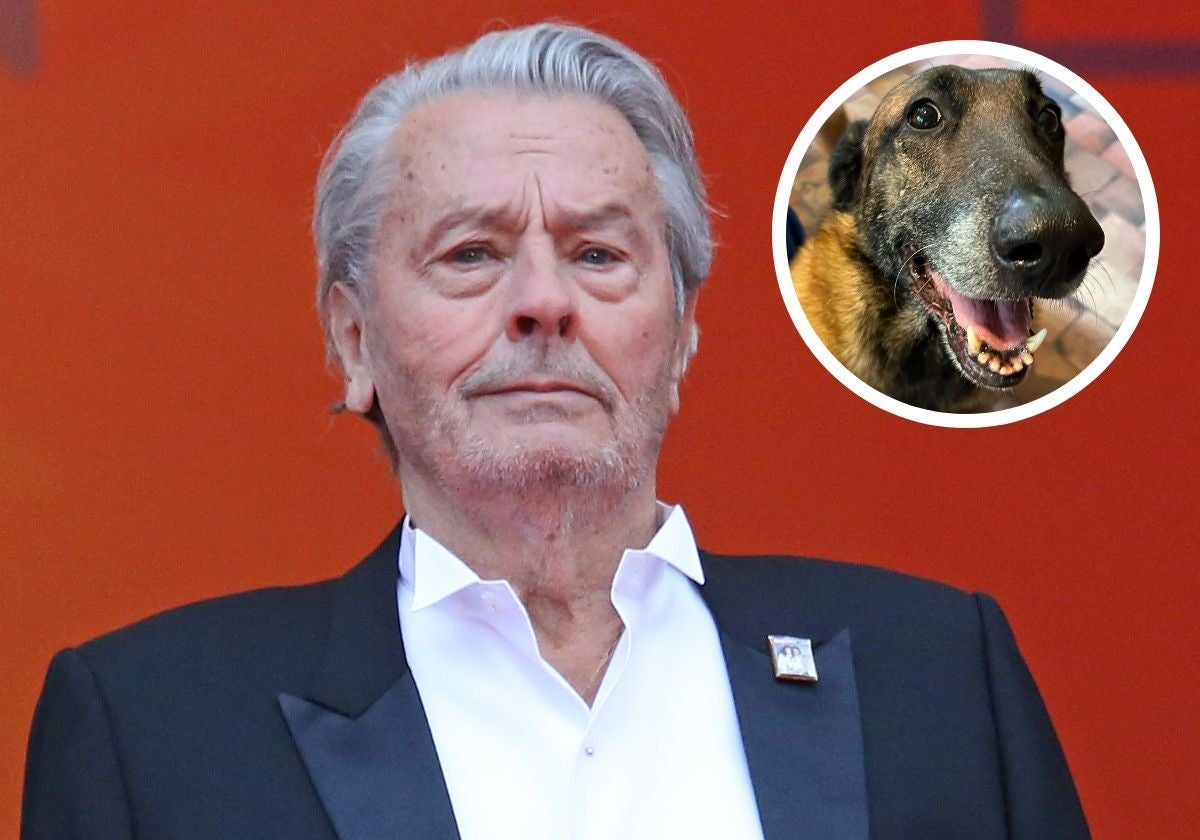 La familia de Alain Delon traiciona su última voluntad y no sacrificarán a su perro