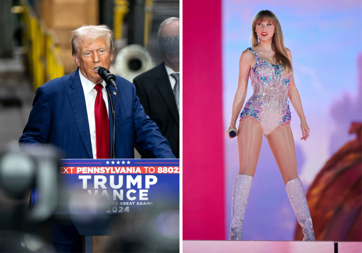 Donald Trump se apropia del apoyo inexistente de Taylor Swift con imágenes  creadas por IA