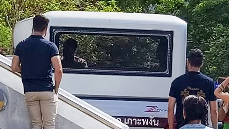 Traslado de Daniel Sancho en el jucio