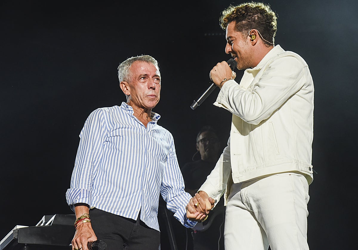 David Bisbal hace llorar a 'El turronero' sobre el escenario