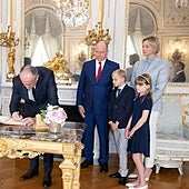 Los pequeños Jacques y Gabriella de Mónaco debutan en su primer acto institucional