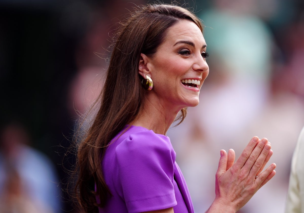 Kate Middleton, en su aparición en público coincidiendo con el torneo de tenis de Wimbledon.