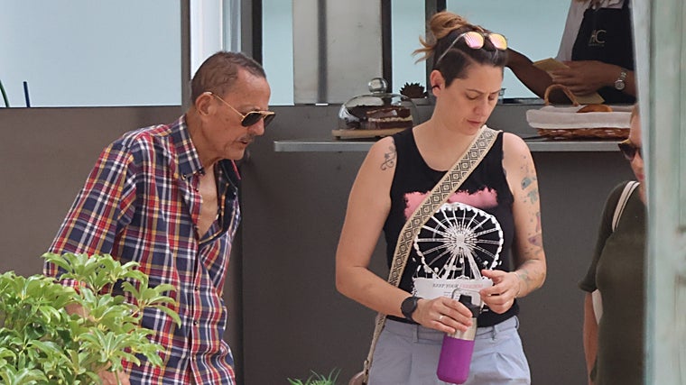 Julián Muñoz y su hija Eloísa