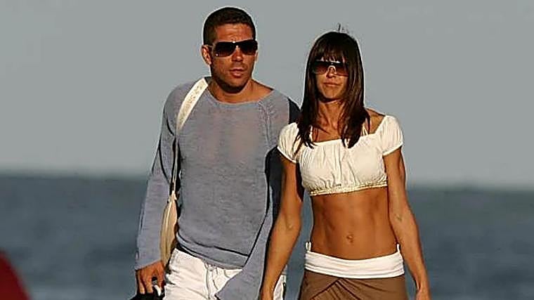 El Cholo Simeone y su exmujer, la modelo Carolina Baldini