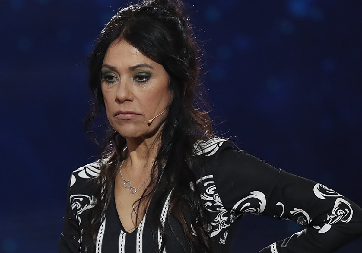 Maite Galdeano, en una de las galas de Gran Hermano.