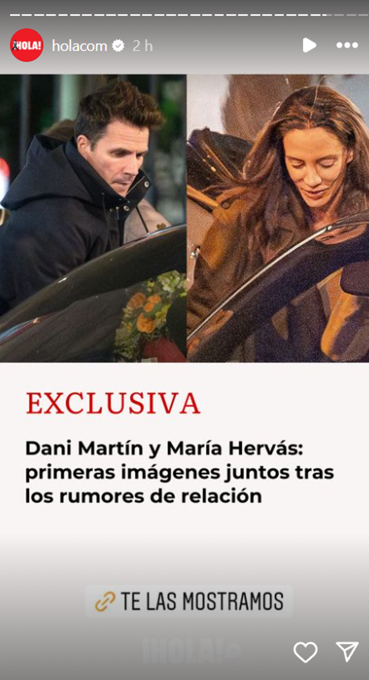 La velada especial de Dani Martín y María Hervás que aviva los rumores de romance