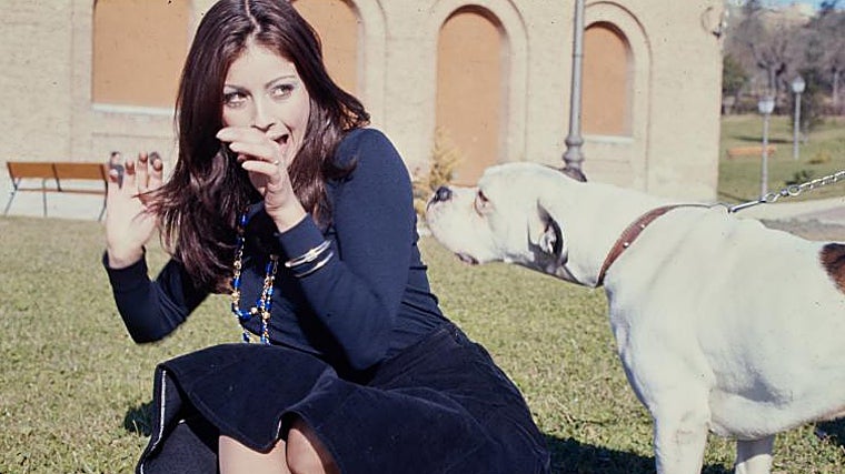 Amparo Muñoz en una foto de archivo de 1988