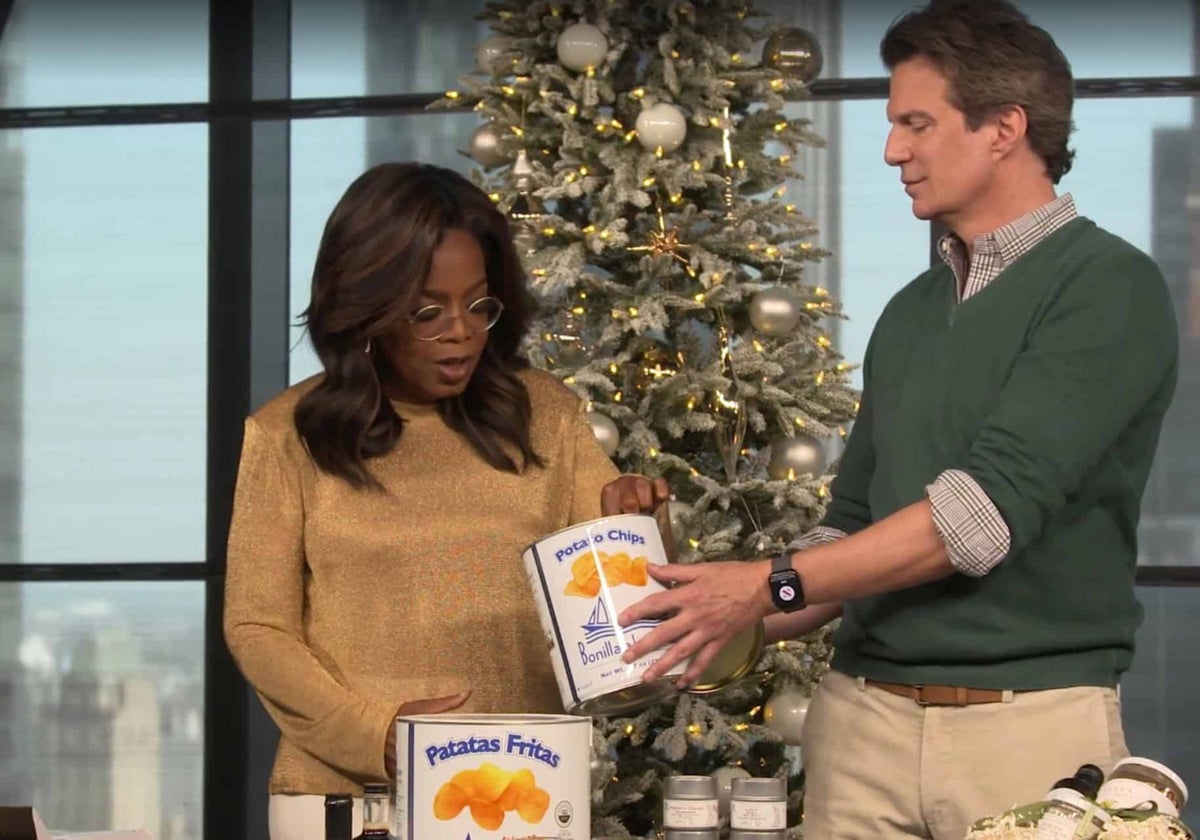 Oprah Winfrey dispara la venta de las patatas 'Bonilla a la vista' en Estados Unidos