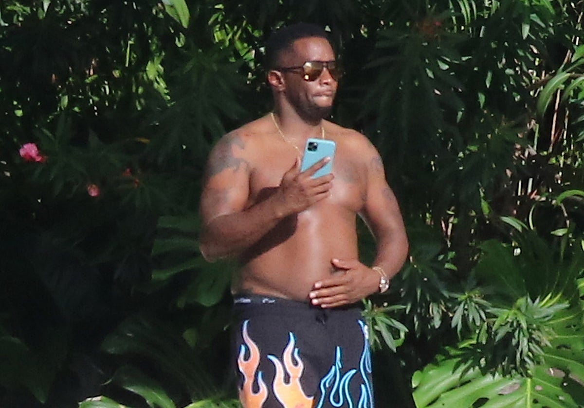 Sean 'Diddy' Combs, durante unas vacaciones en Miami en 2020.