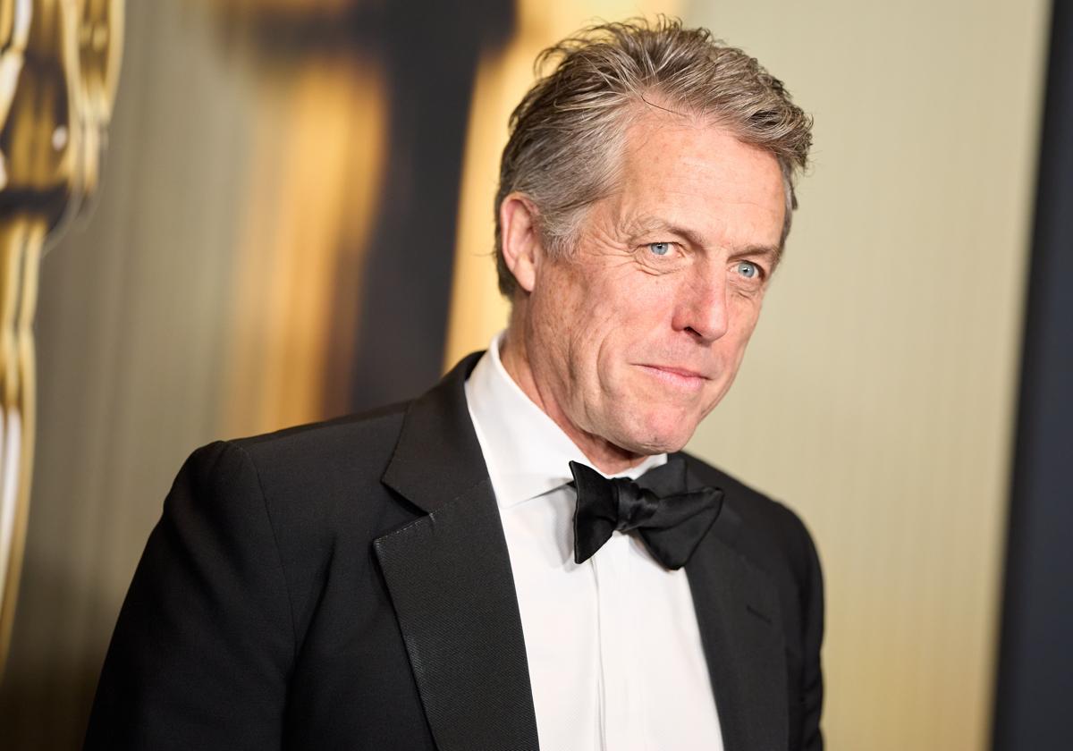 El actor británico Hugh Grant en un acto este 2024