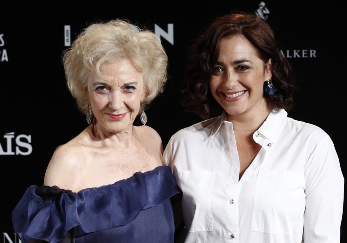 Marisa Paredes y María Isasi, en una imagen de 2019.