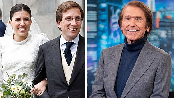Del 'sí, quiero' de José Luis Martínez-Almeida y Teresa Urquijo al bache de salud de Raphael: las doce noticias del corazón en 2024