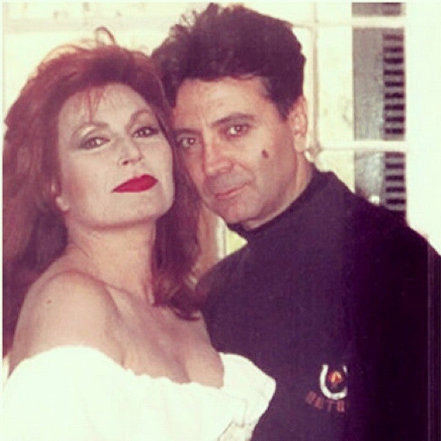 Ruphert junto a Rocío Jurado