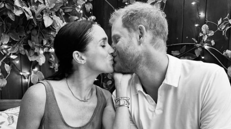 Meghan y Harry en su romántica foto de San Valentín