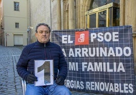 César Vea, el actor que lucha contra la ruina con su tercera huelga de hambre