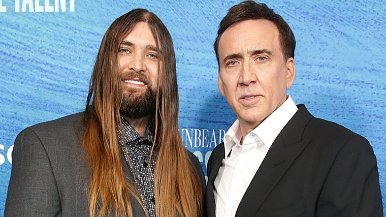 Nicolas Cage con su hijo Weston