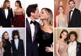 Derroche de amor en los Oscar 2025: la alfombra roja de las parejas