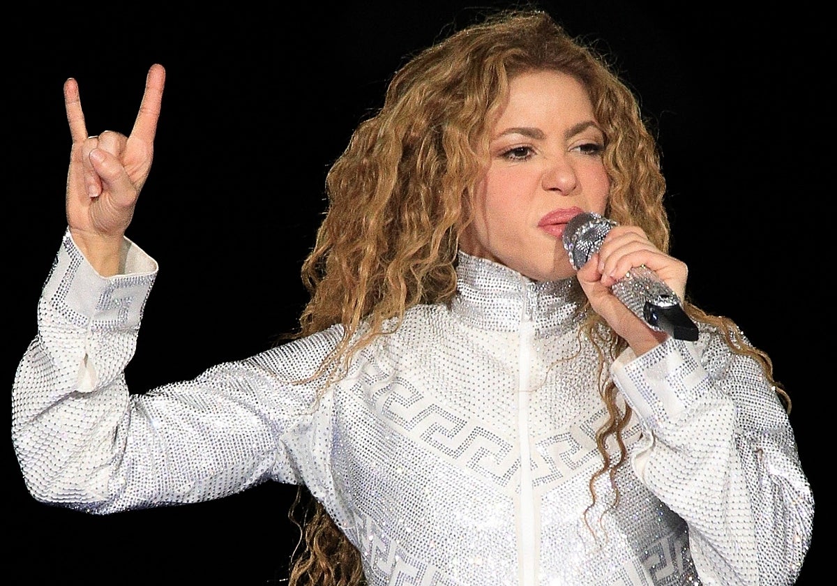 Shakira, durante un concierto en Rio de Janeiro.