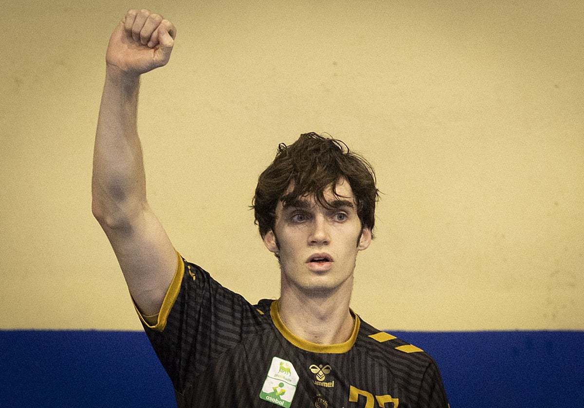 Pablo Urdangarin durante un partido celebrado el pasado mes de diciembre