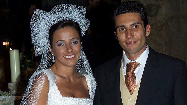 Carmen Alcayde y Eduardo Primo el día de su boda